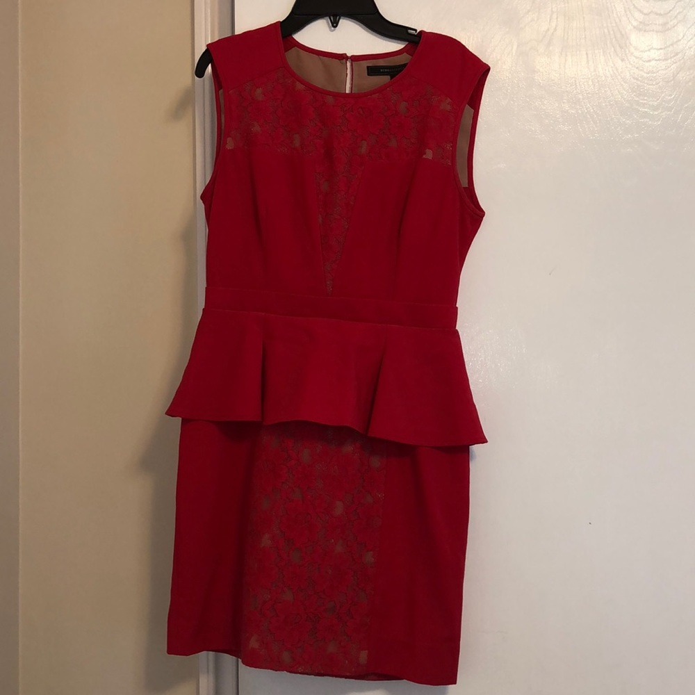 BCBG red dress